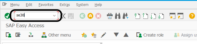 se38 abap editor