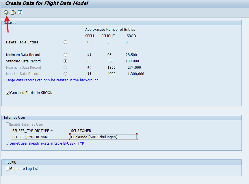 generate flight data model